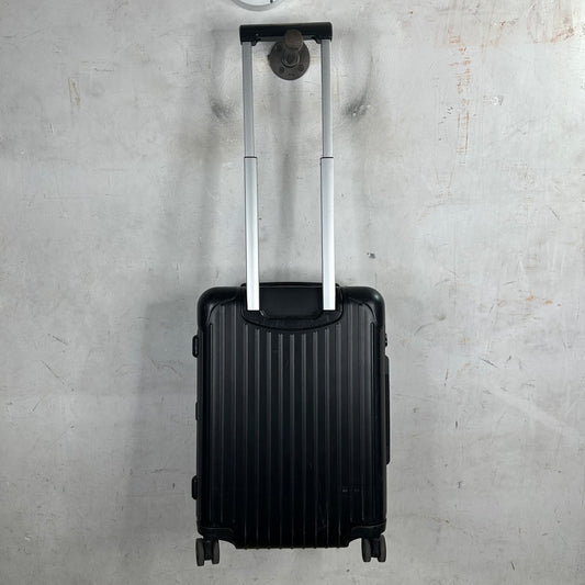Rimowa Black Plastic Carryon Plus Suitcase