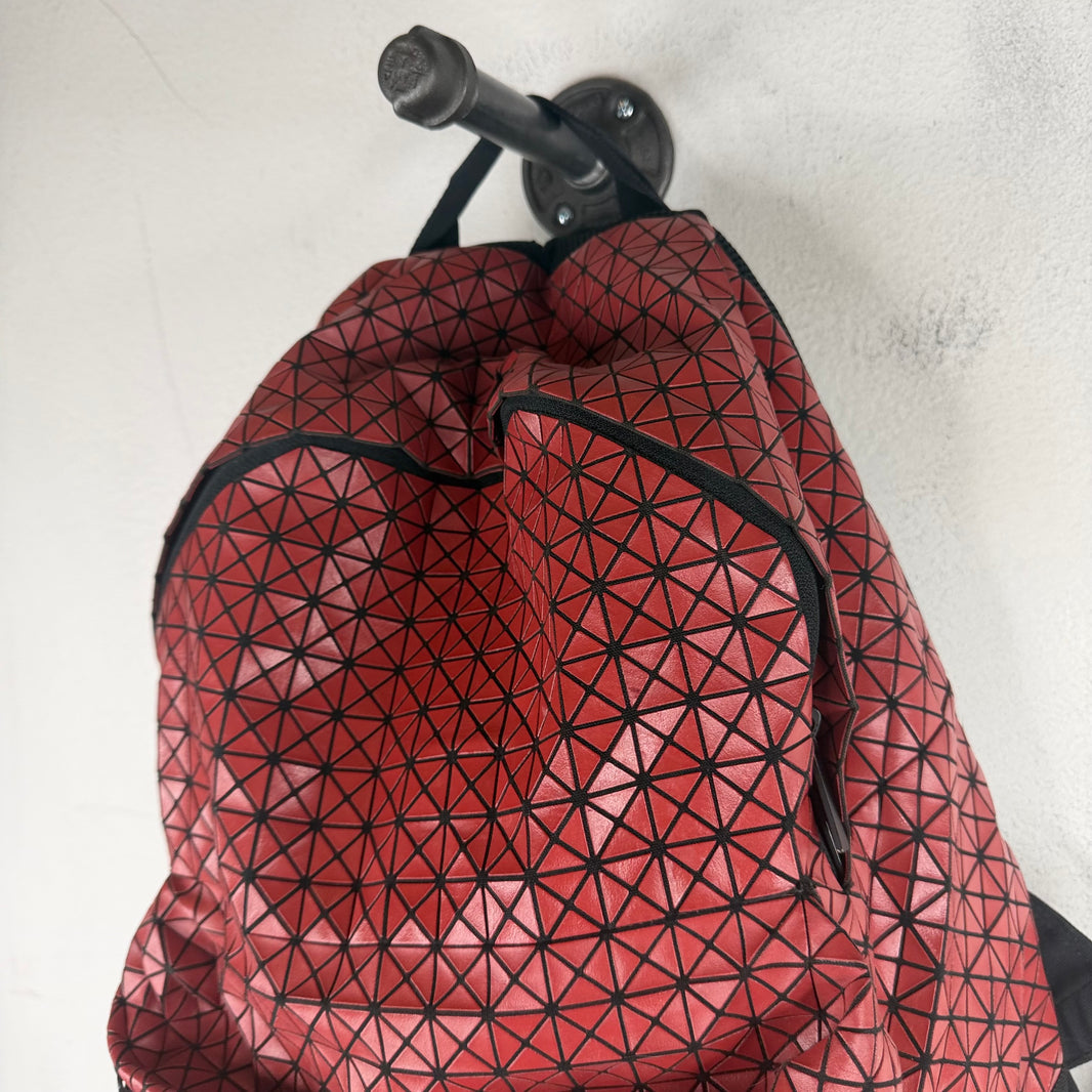 Issey Miyake Red Bao Bao Backpack