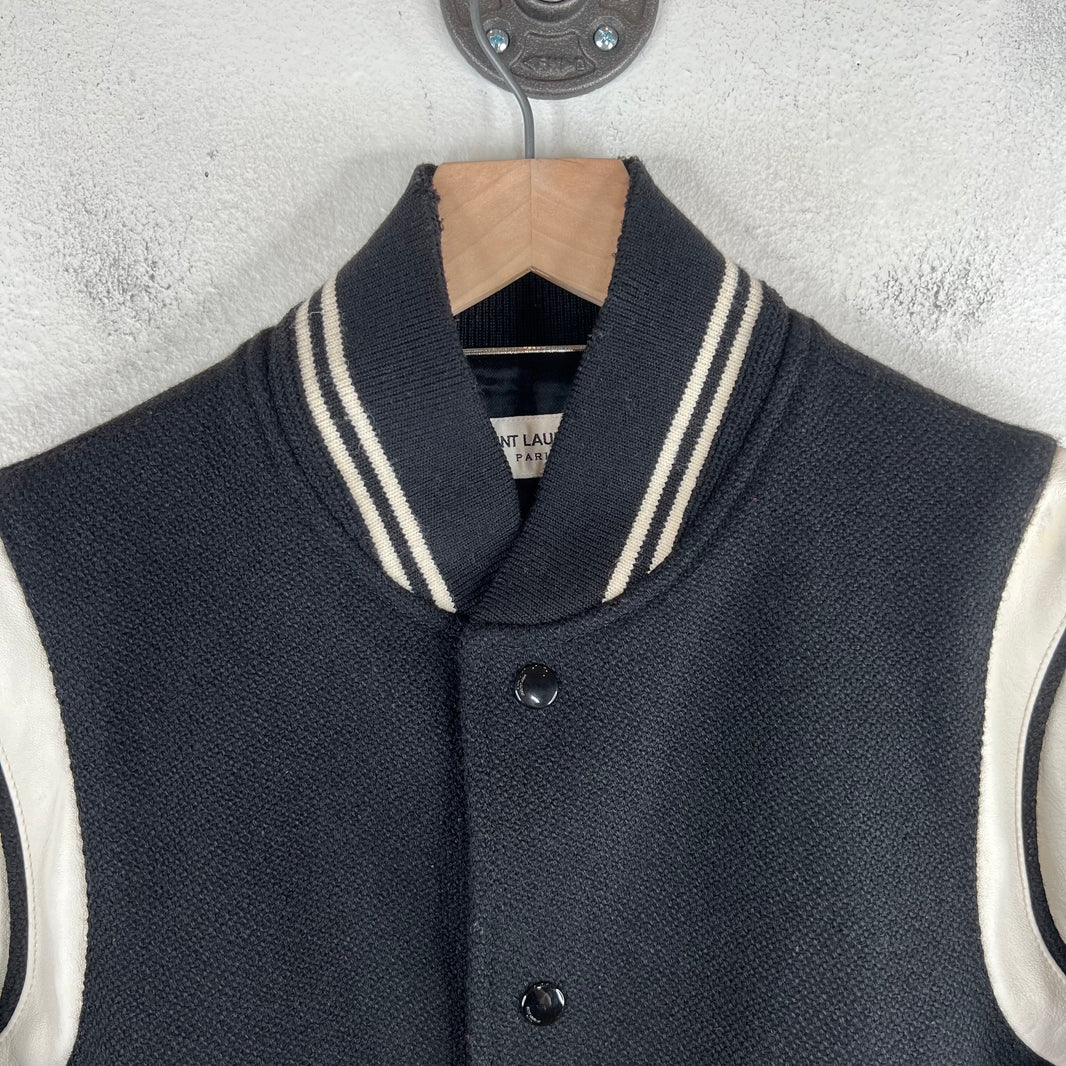 Saint Laurent Black Wool Teddy Jacket