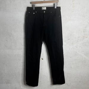 Acne Studio Black Straight Leg Denim Jeans