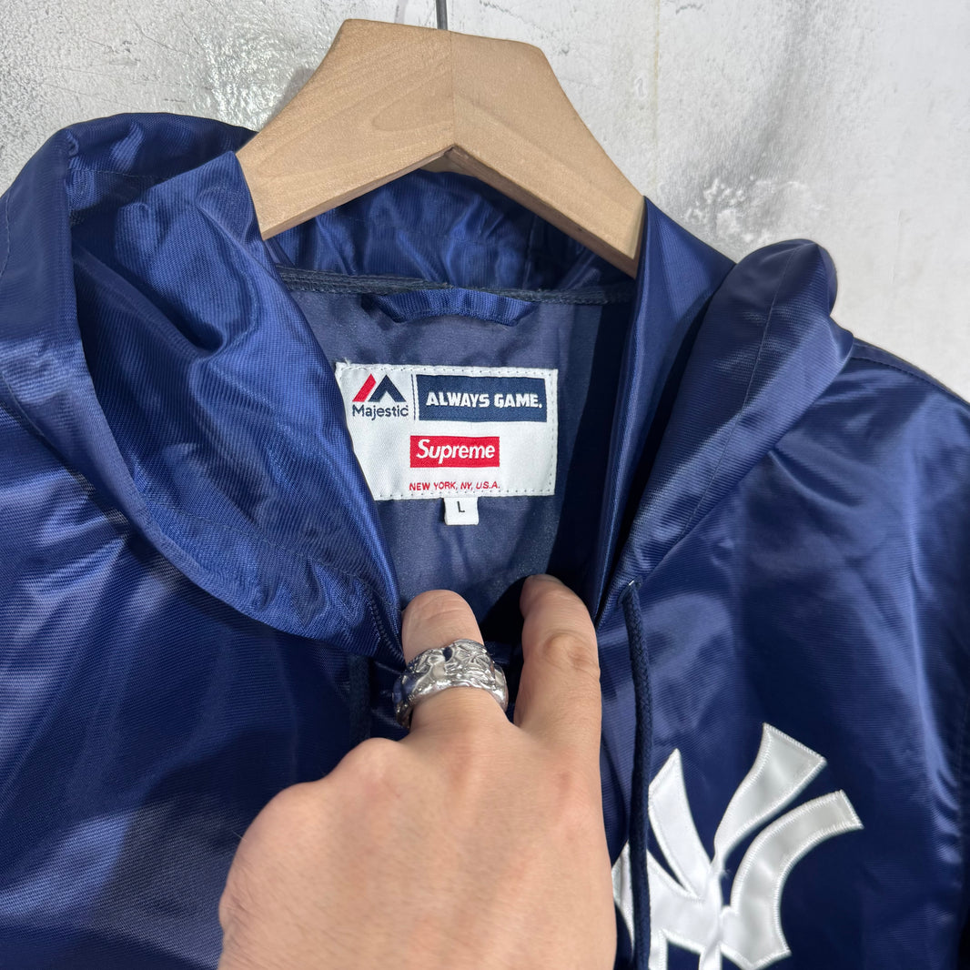 Supreme x Majestic Yankees Hooded Winbreaker