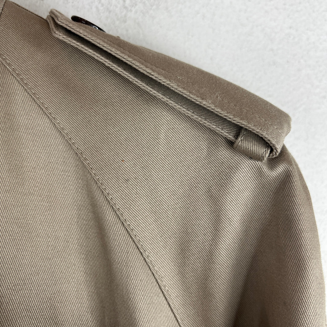 Saint Laurent Gray Trench Coat