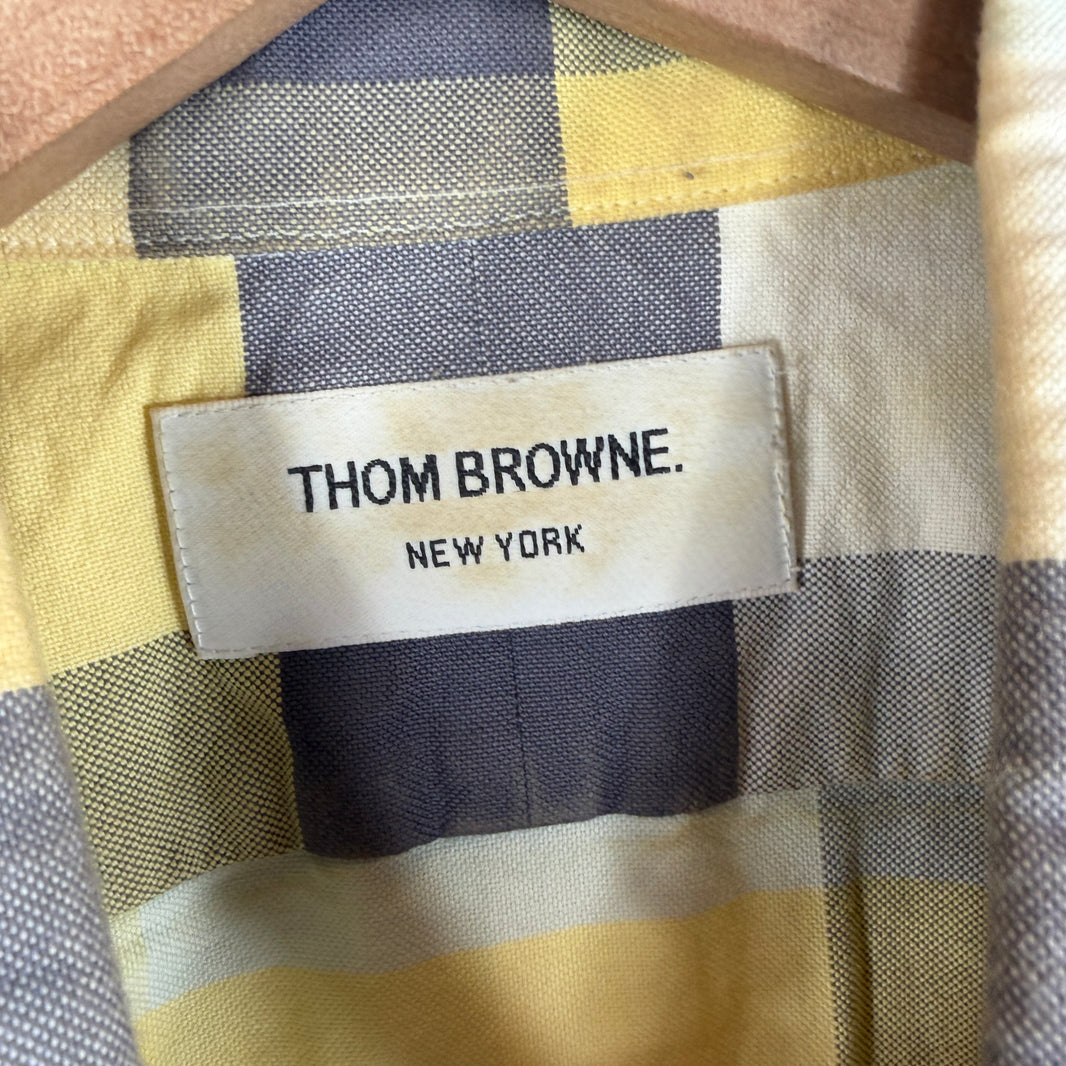 Thom Browne Pastel Striped Button Up Shirt