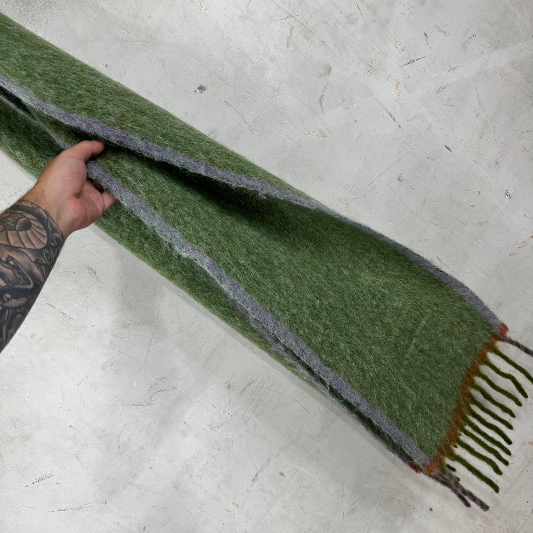 Acne Studios Mohair Logo Scarf