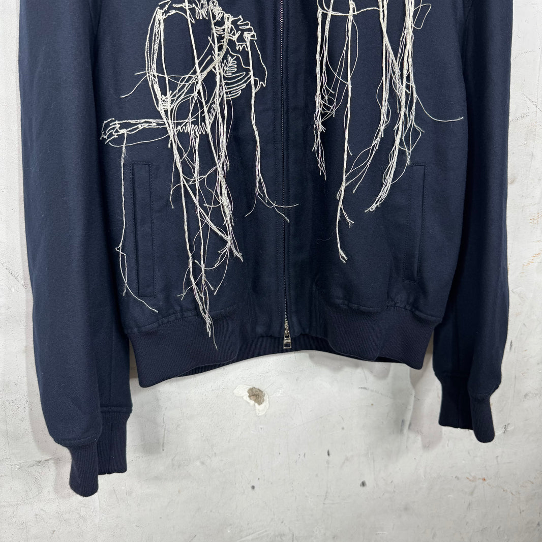 Alexander McQueen Embroidered Skull Tassel Jacket