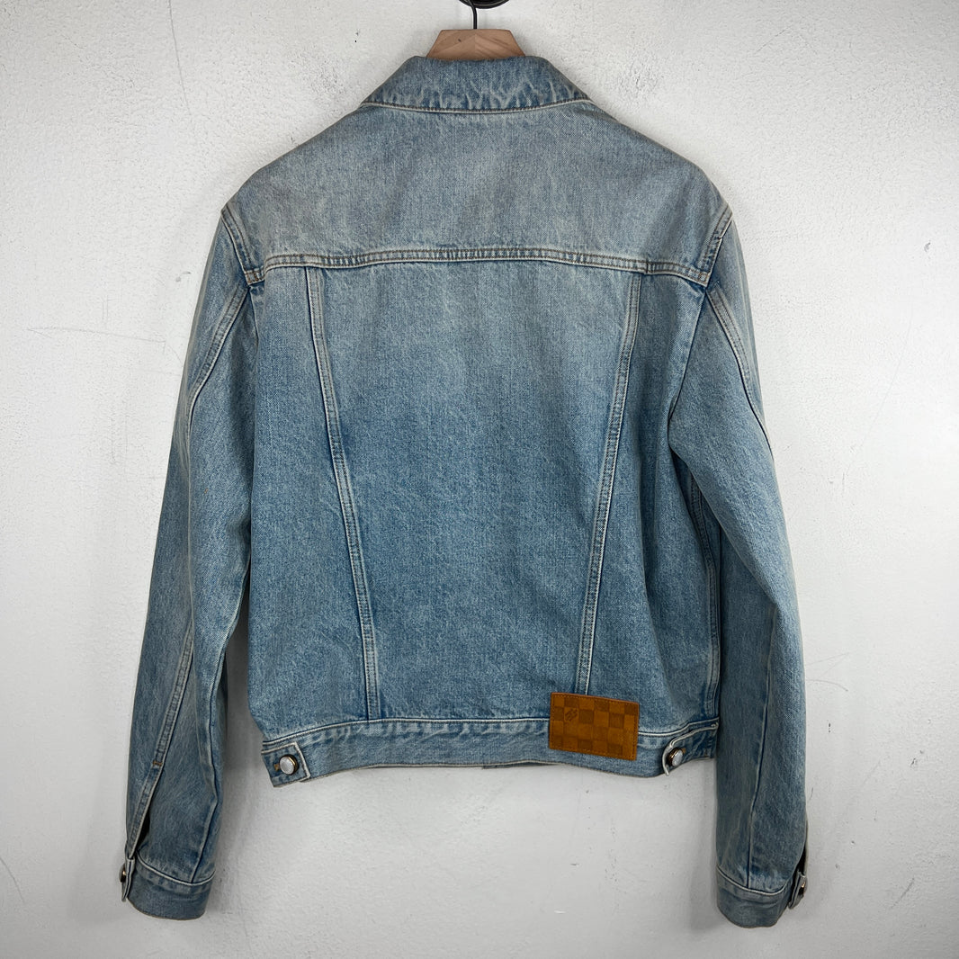 Louis Vuitton Embroidered Trucker Denim Jacket