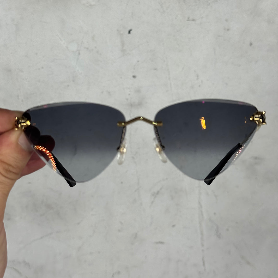 Cartier M22CT03940 Panthere Cat Eye Sunglasses