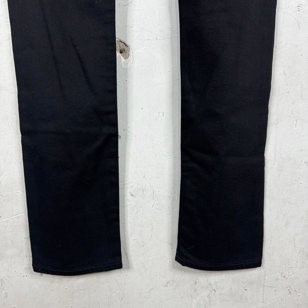 Dior Black Roses Patch Skinny Jeans