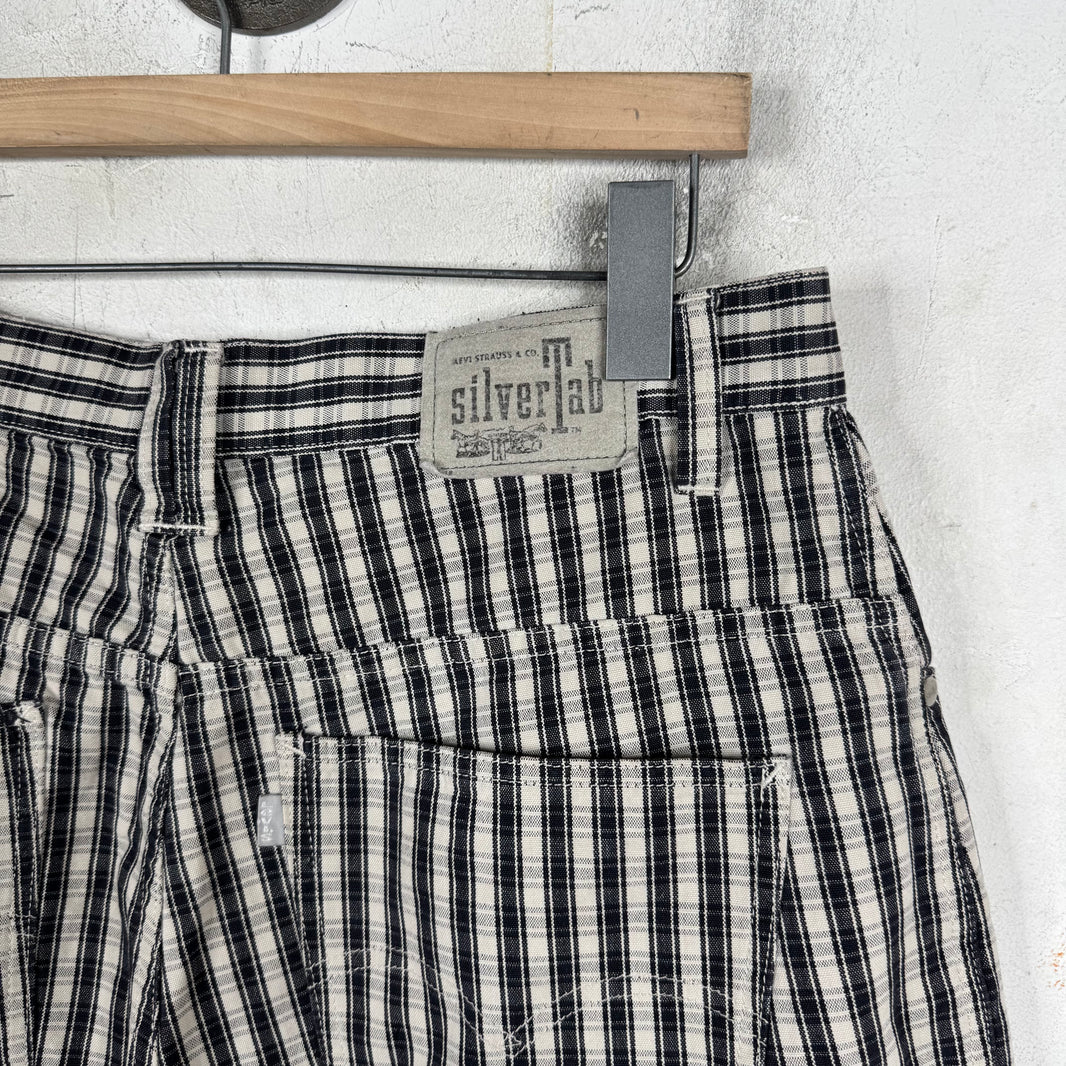 Vintage Levi's Silvertab Plaid Wide Shorts