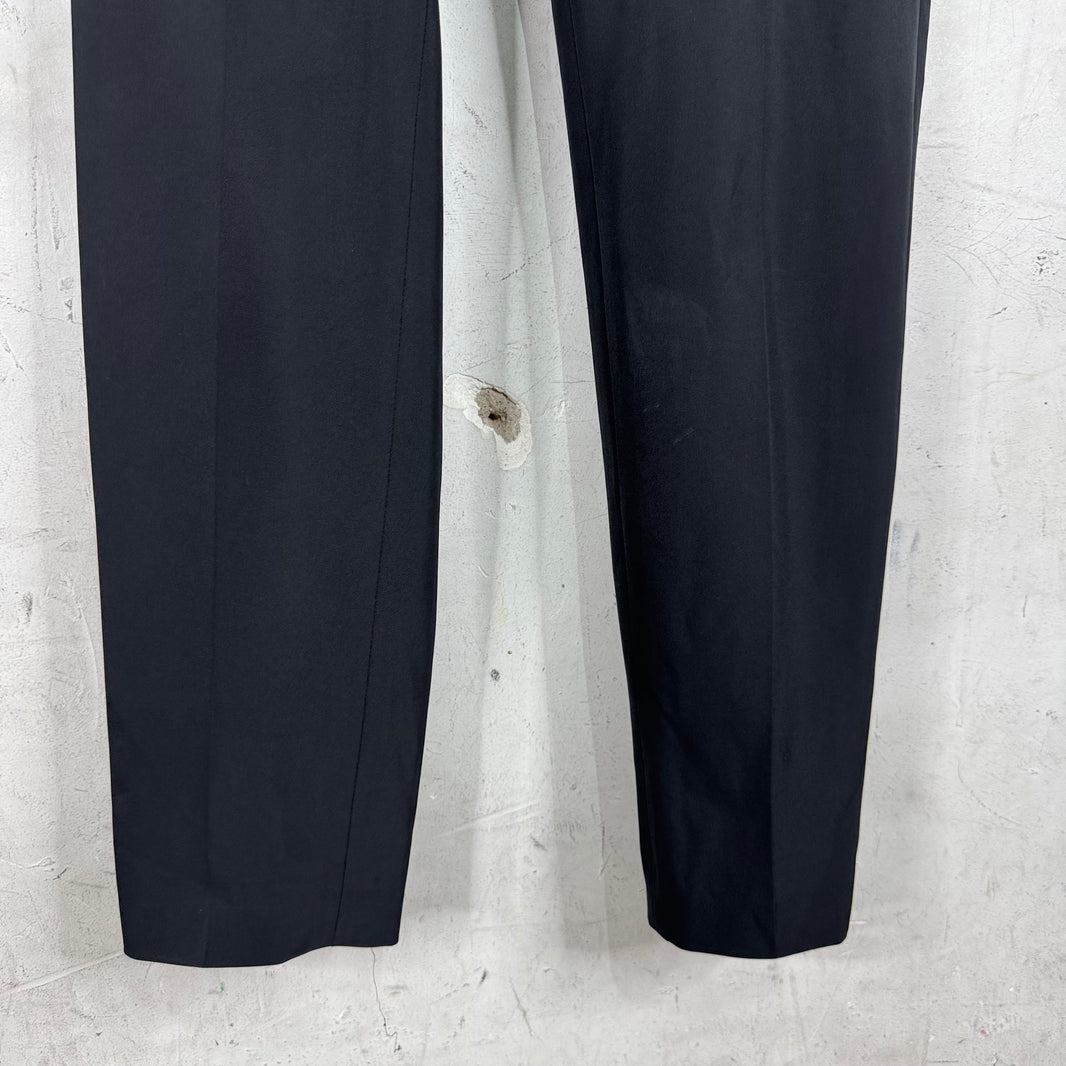 Prada Nylon Coated Zipper Trousers