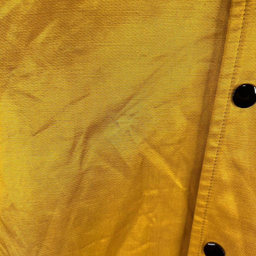 Saint Laurent Yellow Embroidered Teddy Jacket