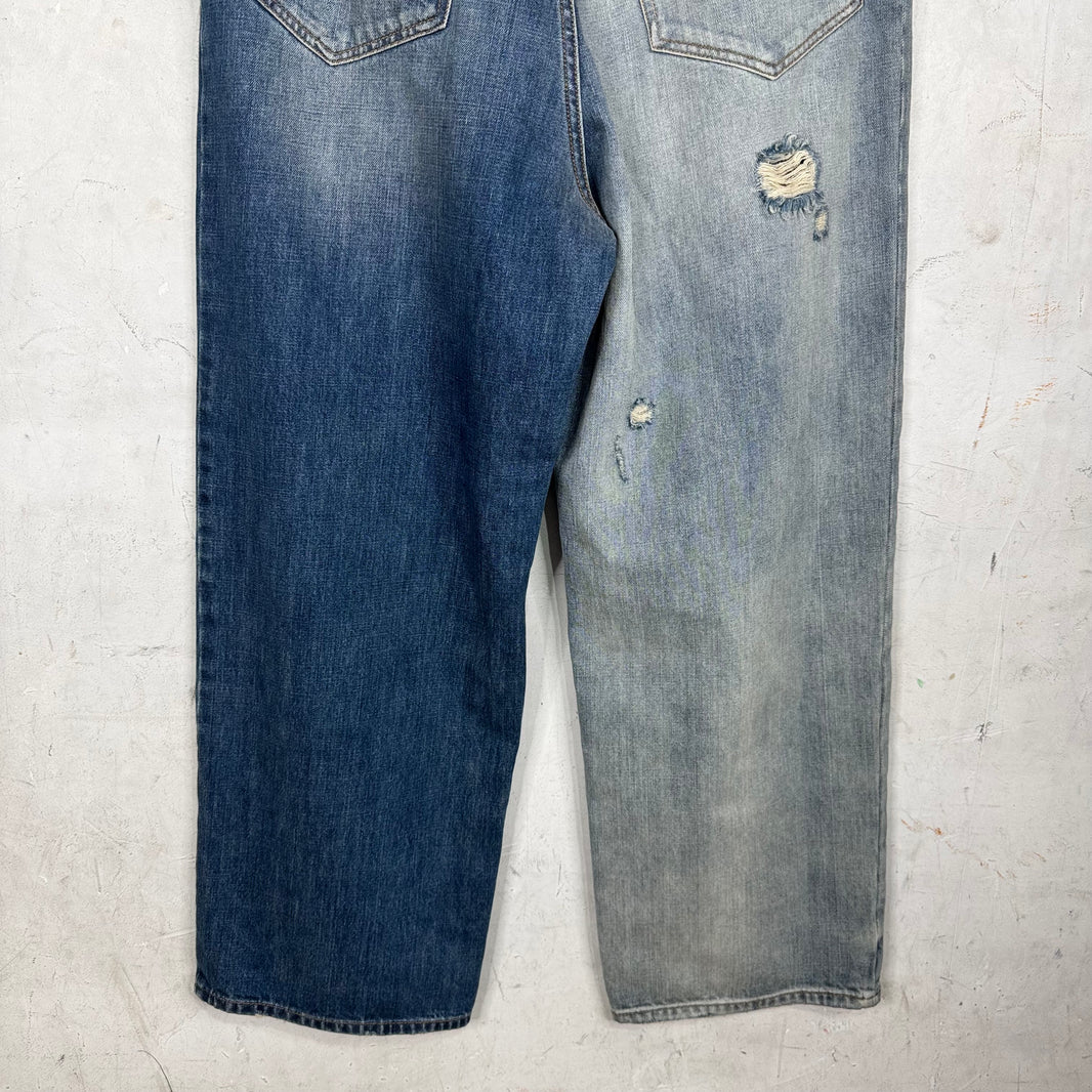 Vetements Split Wash Baggy Jeans
