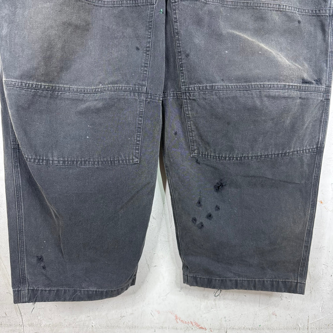 Balenciaga Washed Baggy Drawstring Carpenters