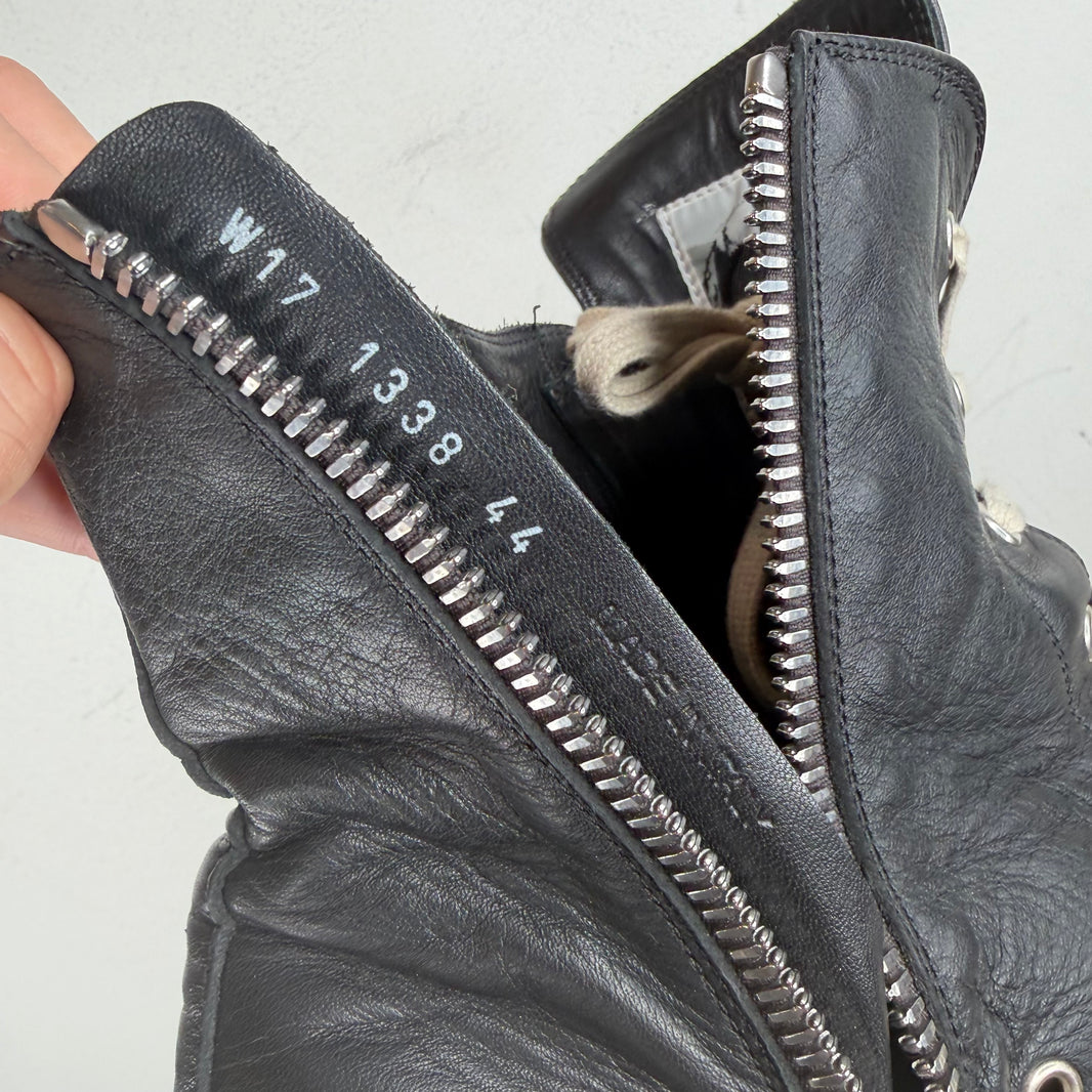 Rick Owens Leather Ramone Sneakers