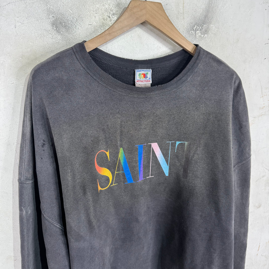 Saint Michael Multicolored Apple Logo Crewneck