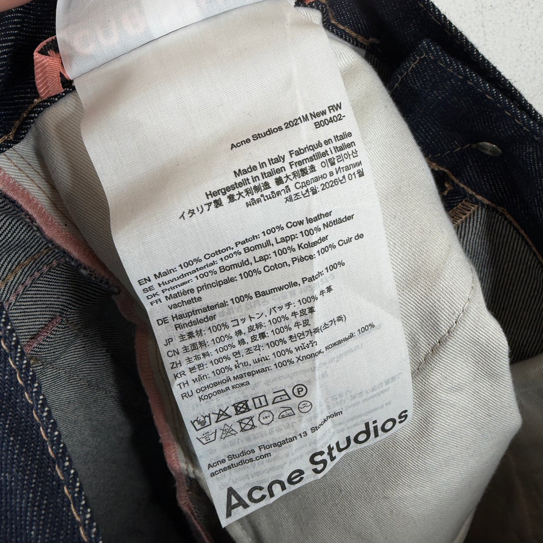 Acne Studios 2021M Raw RM Jeans