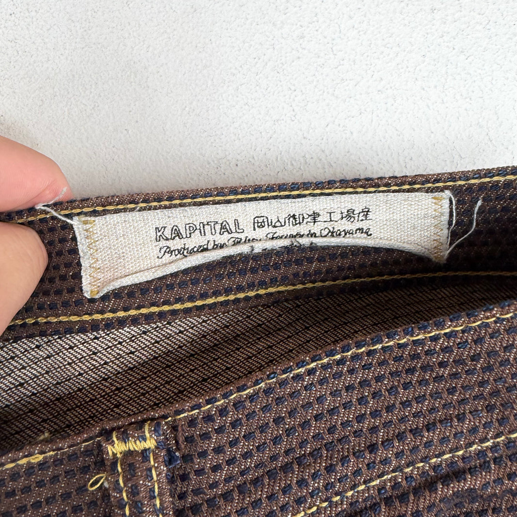 Kapital Brown Century Denim Jeans