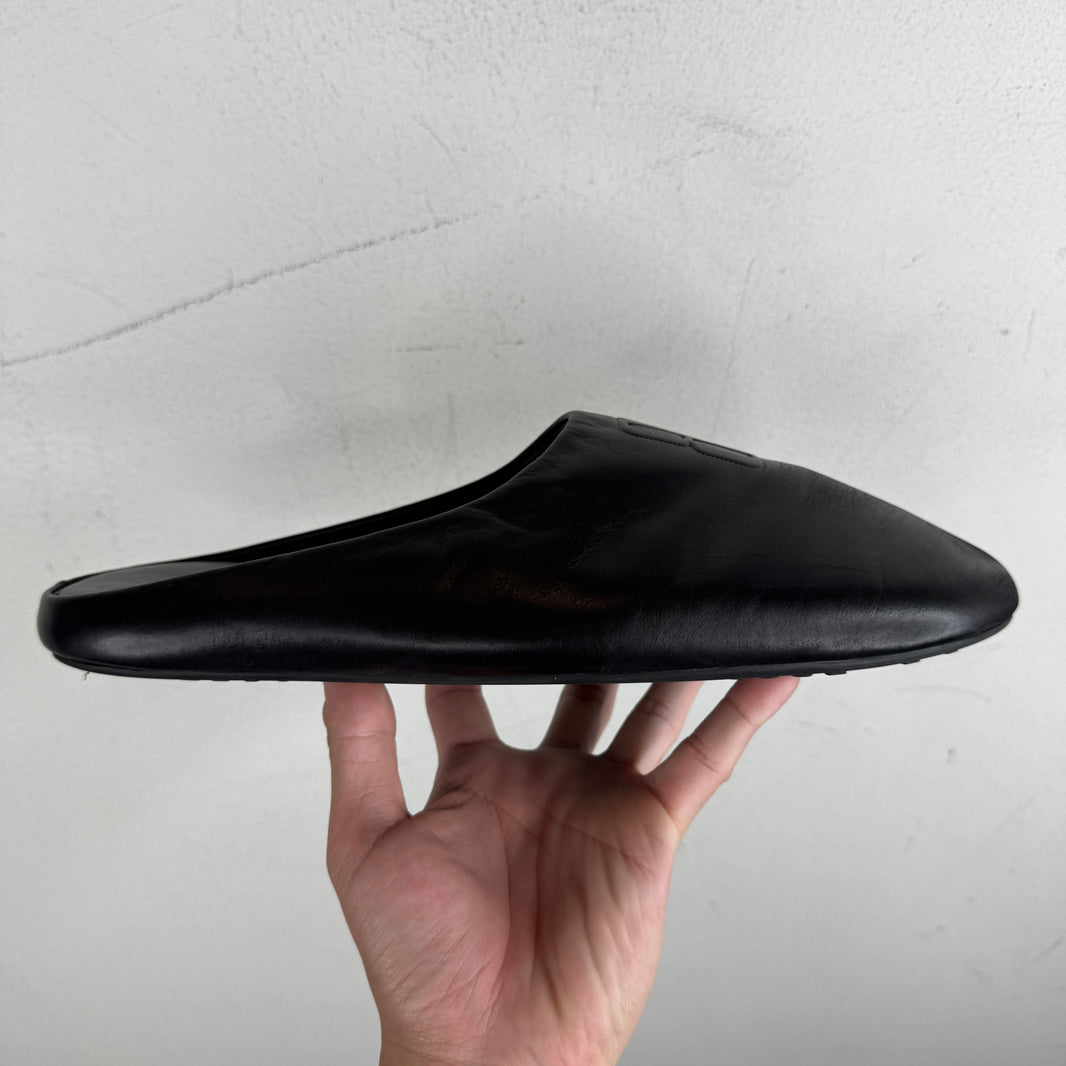 Balenciaga Chateau Leather Slippers