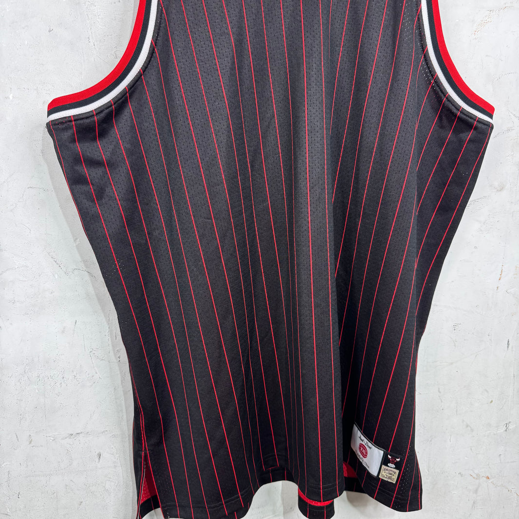 Just Don x Mitchell & Ness Striped Bulls Jersey