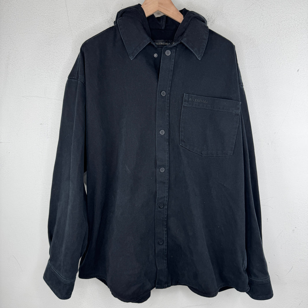 Balenciaga Hooded Parka Shirt
