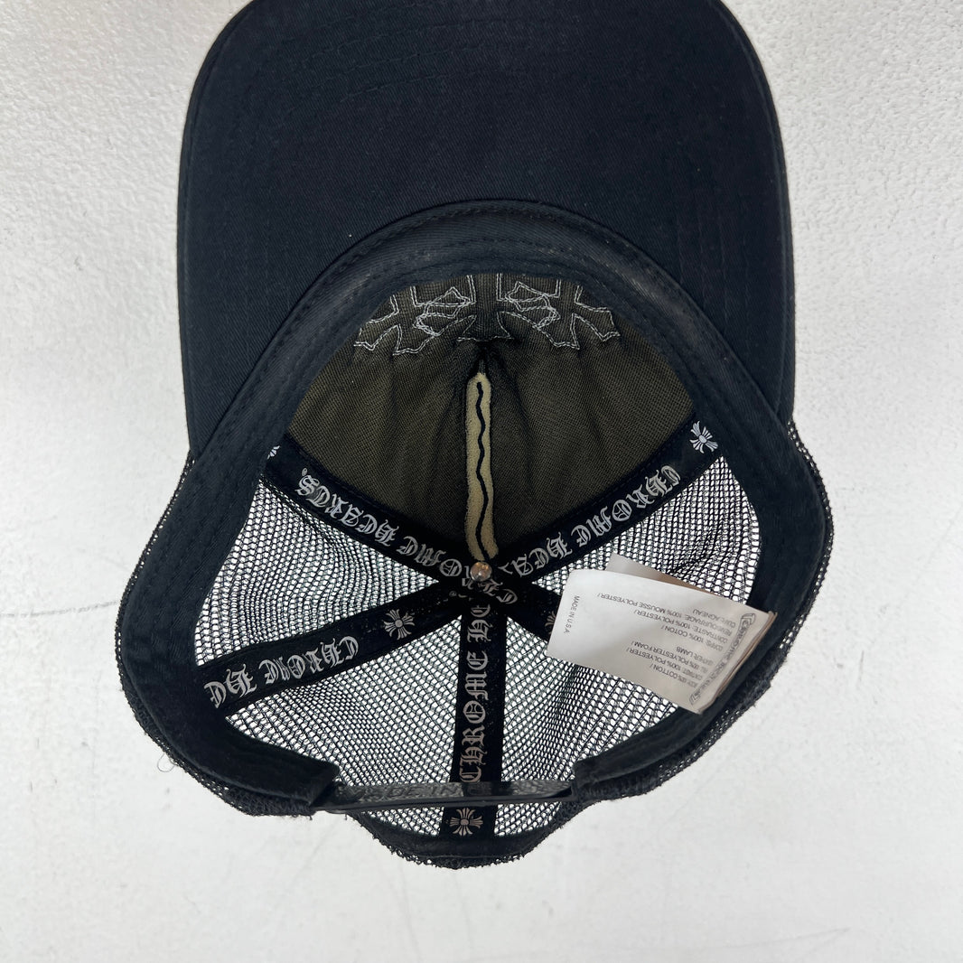 Chrome Hearts Black Cemetery Hat