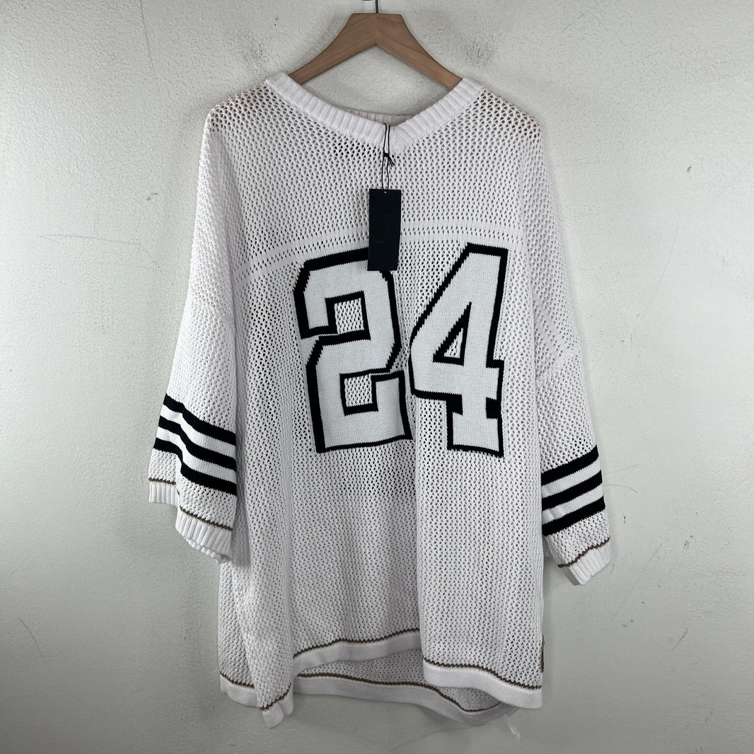 Nahmias White Knit Jersey