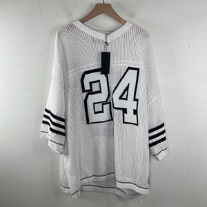Nahmias White Knit Jersey