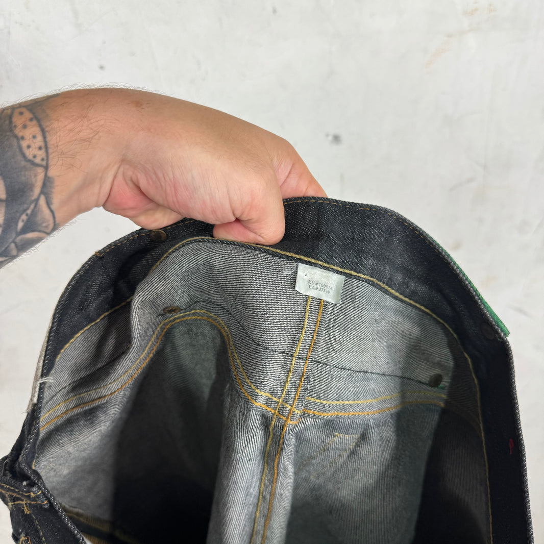 Evisu Heritage Baggy Denim Shorts