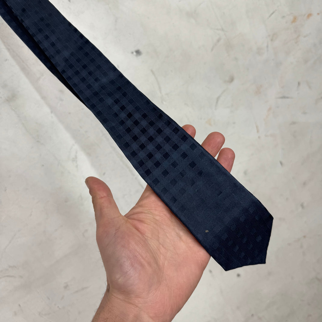 Louis Vuitton Uniform Gingham Pattern Tie