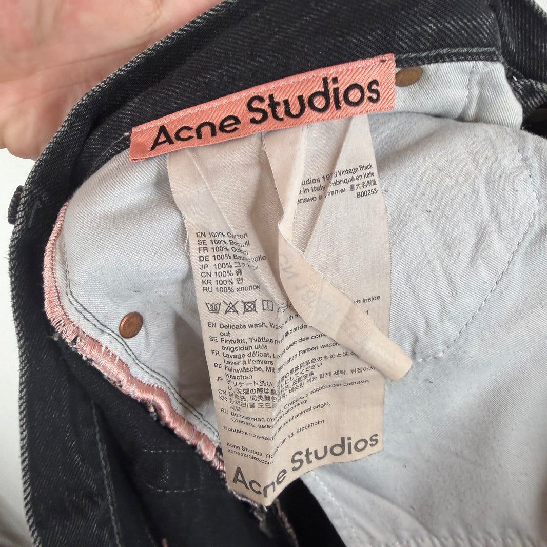 Acne Studios 1978 Vintage Black Bootcut Jeans