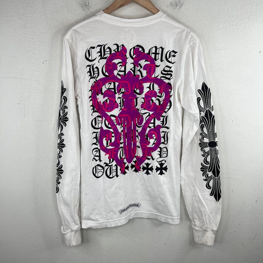 Chrome Hearts Eyechart Dagger L/S T-Shirt