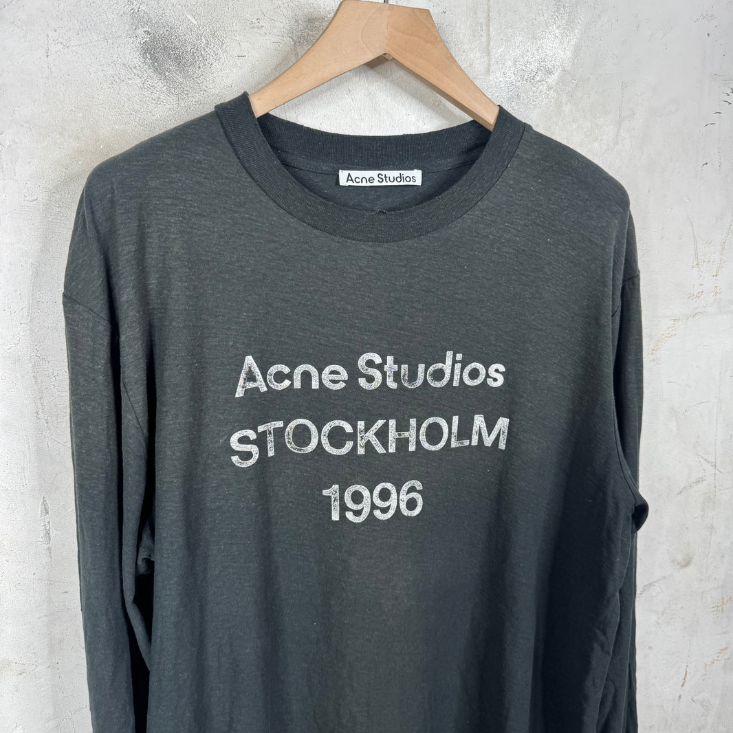 Acne Studios Stockholm Logo LS T-Shirt