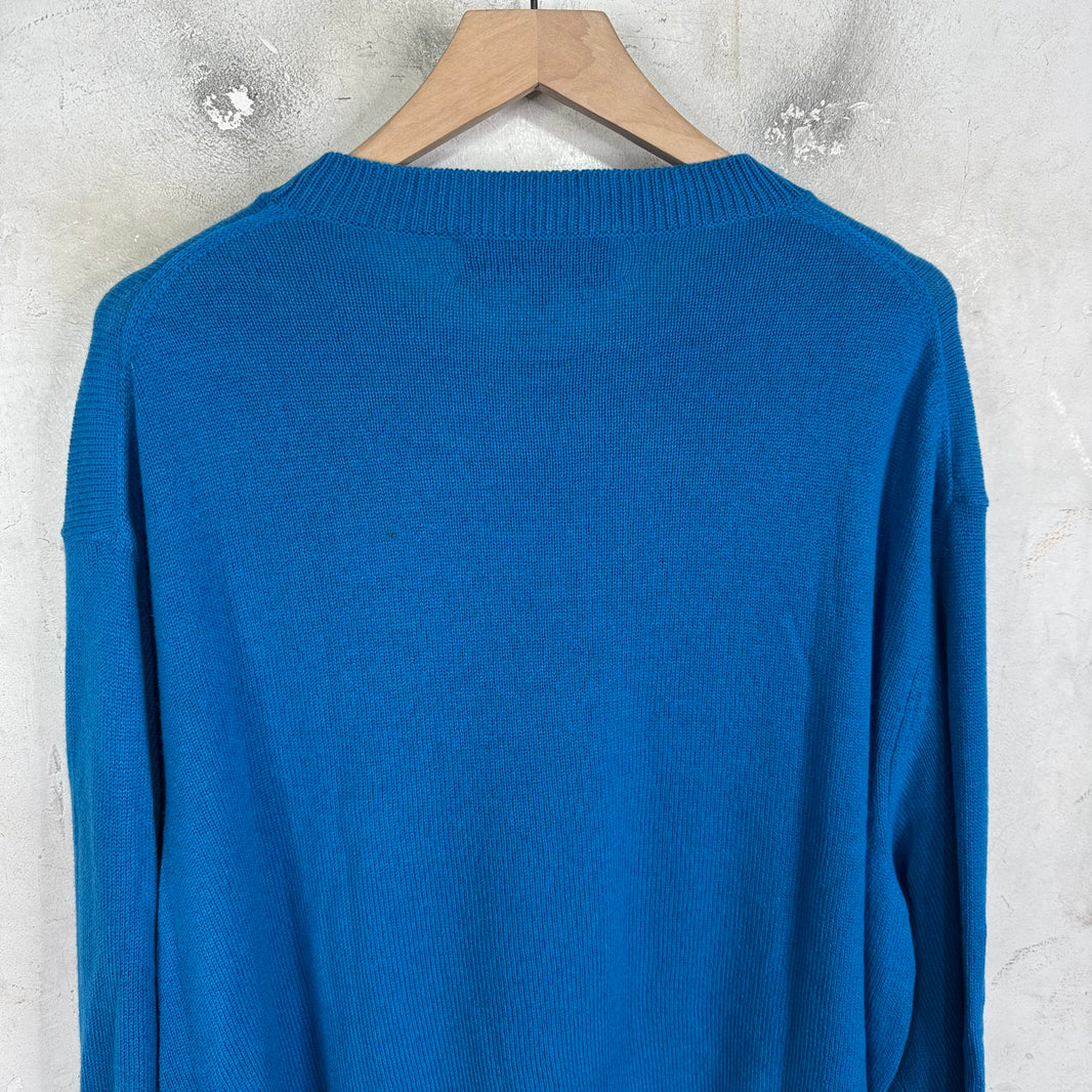Elder Statesman Blue Cashmere Sweater