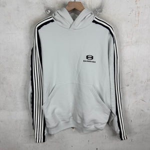 Balenciaga Paneled Stripe Unity Hoodie