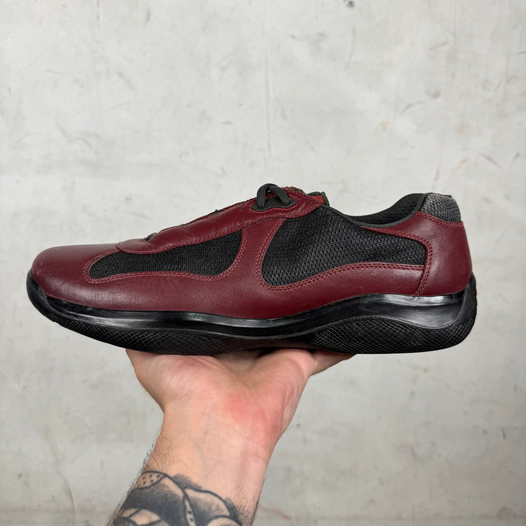Prada Oxblood Leather Americas Cup