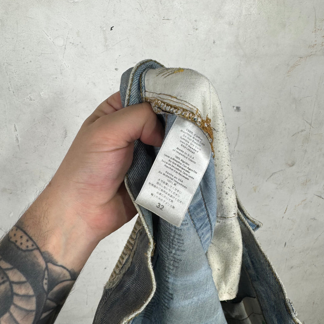 Endless Denim Repaired Back Logo Denim