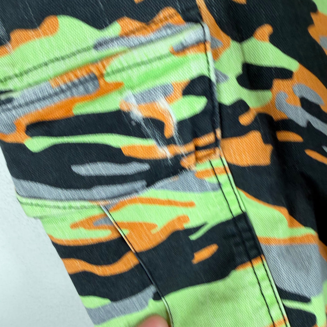 ERL Neon Tiger Camo Cargo Pants