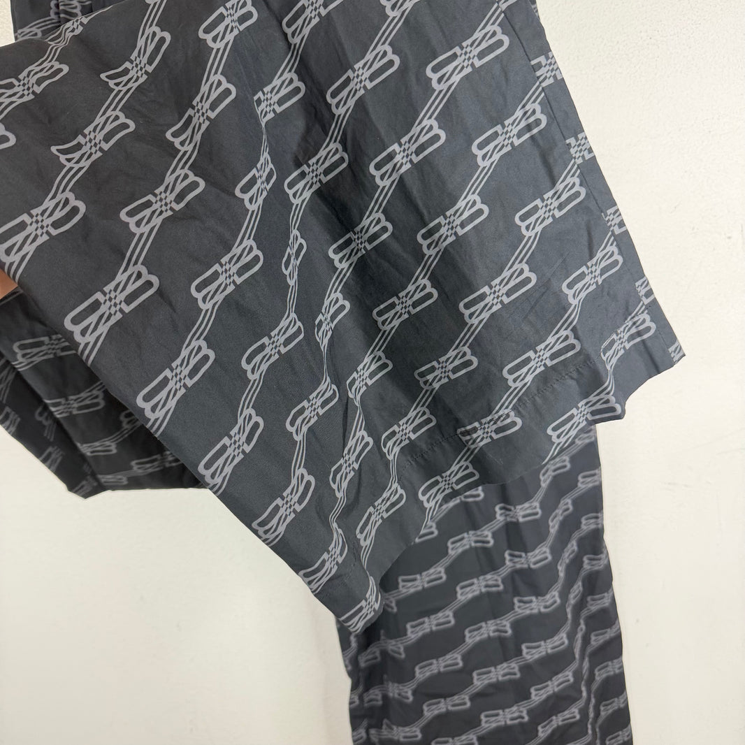Balenciaga Monogram Nylon Baggy Lounge Pants