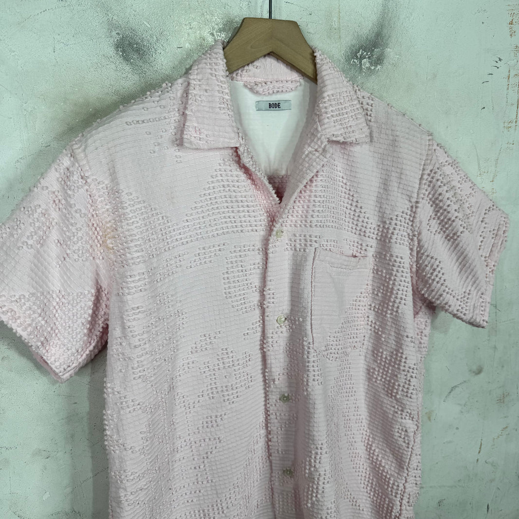 Bode Pink Textured Shirt