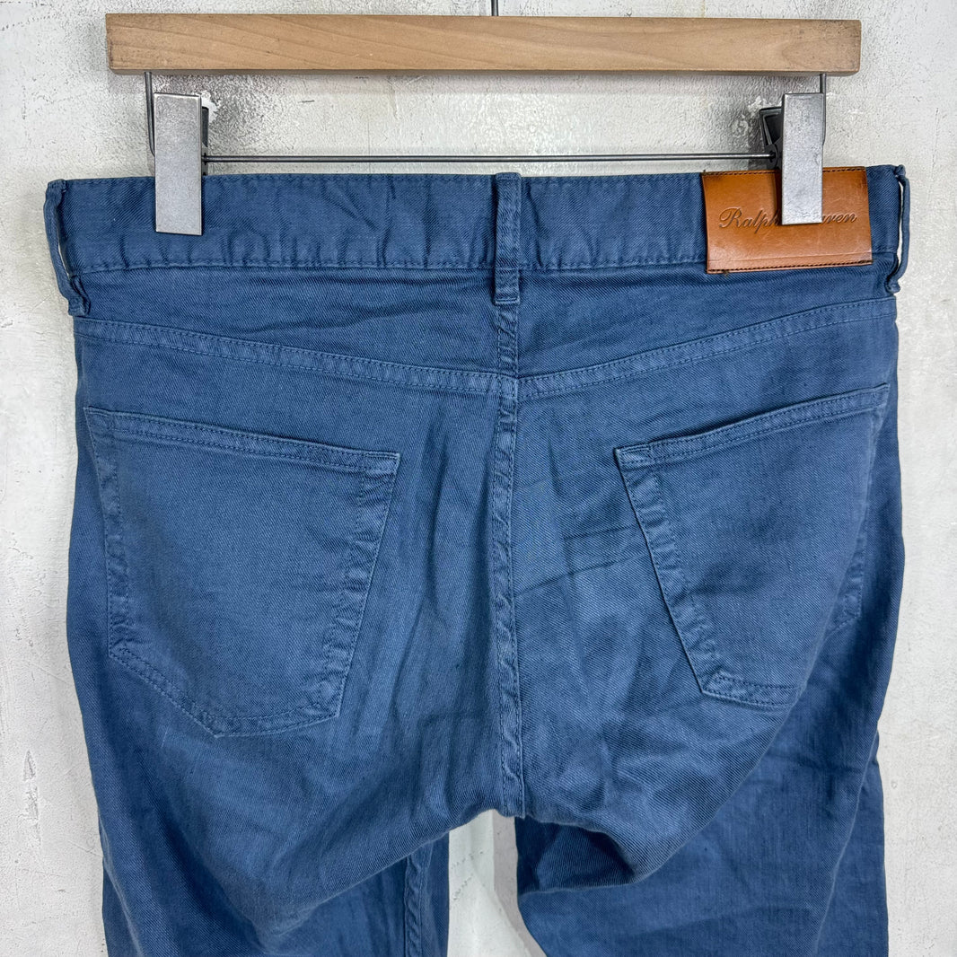 Ralph Lauren Purple Label Navy Trousers