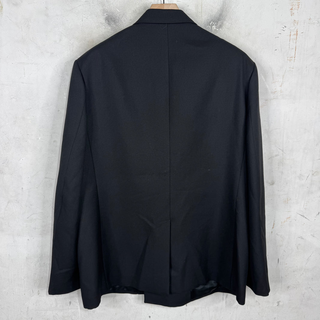 Burberry Black Double Breasted Blazer