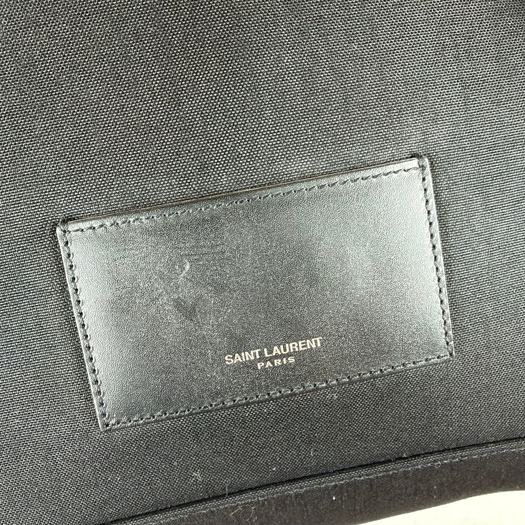 Saint Laurent Canvas Logo Backpack