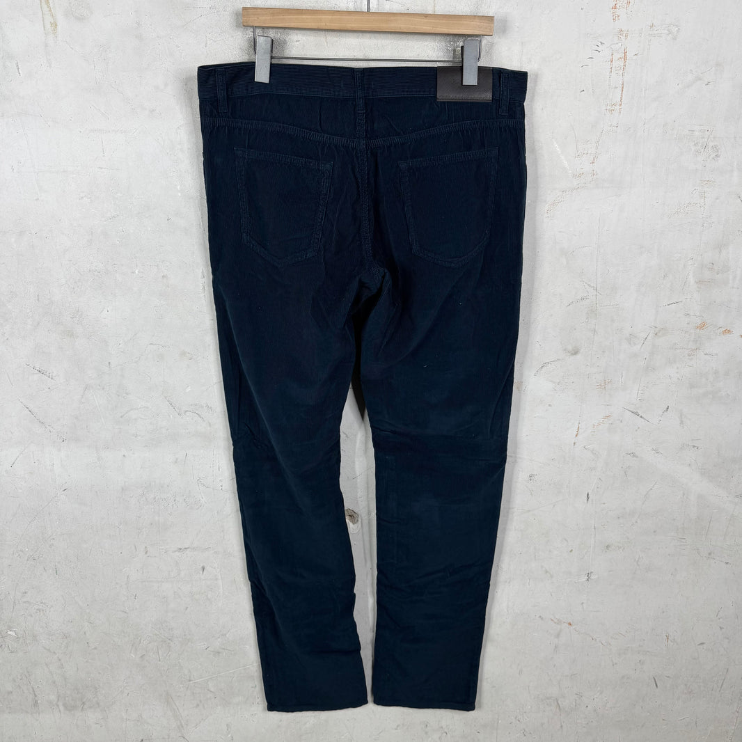 Prada Navy Corduroy Pants