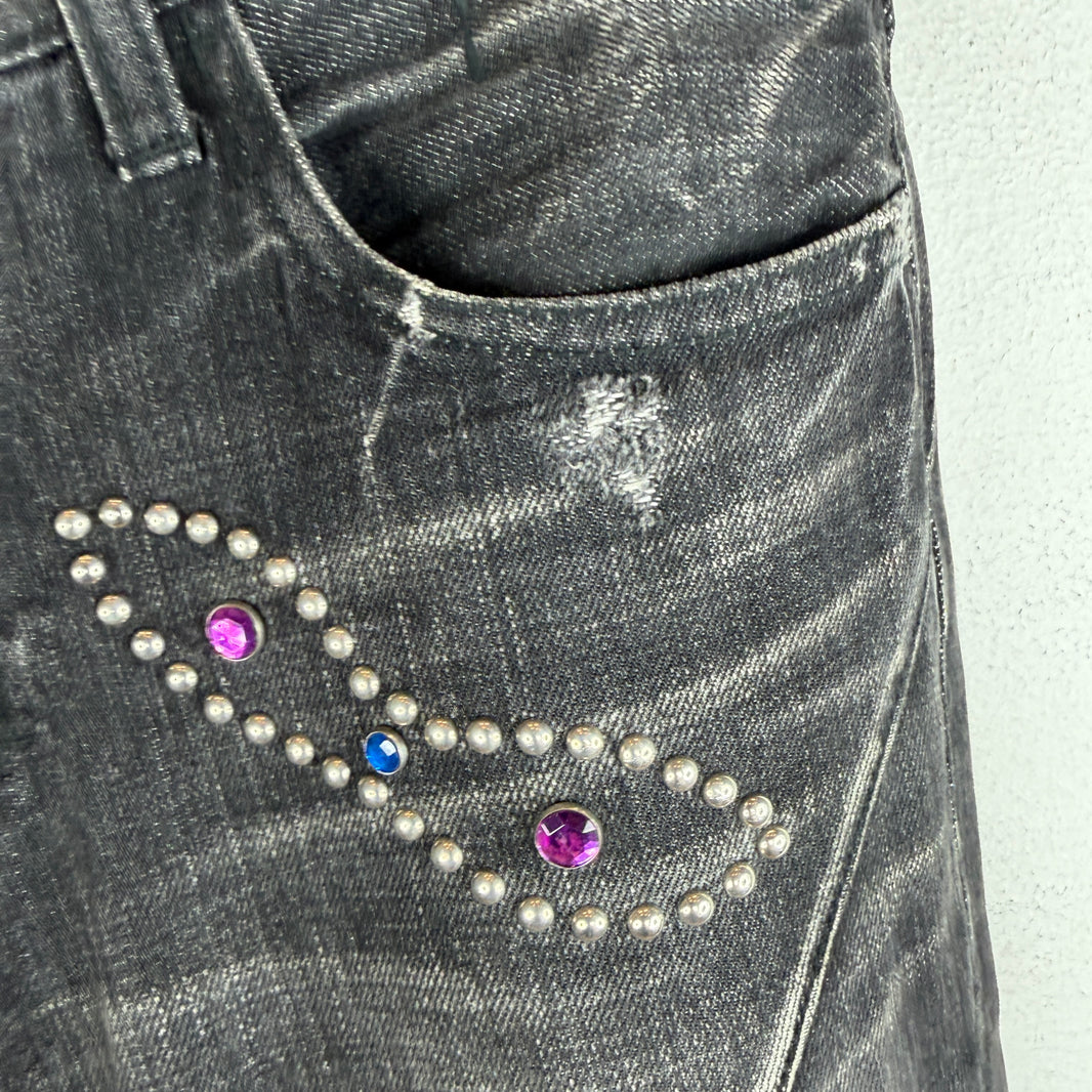 Number (N)ine Touch Me Im Sick Studded Jeans