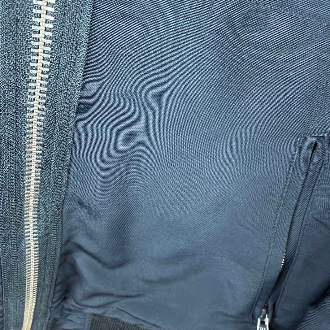 Our Legacy Black Shimmer Bomber Jacket