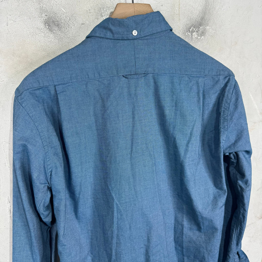 Thom Browne Striped Pocket Chambray Shirt