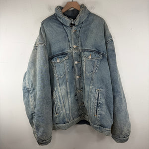 Balenciaga Denim Puffer Jacket