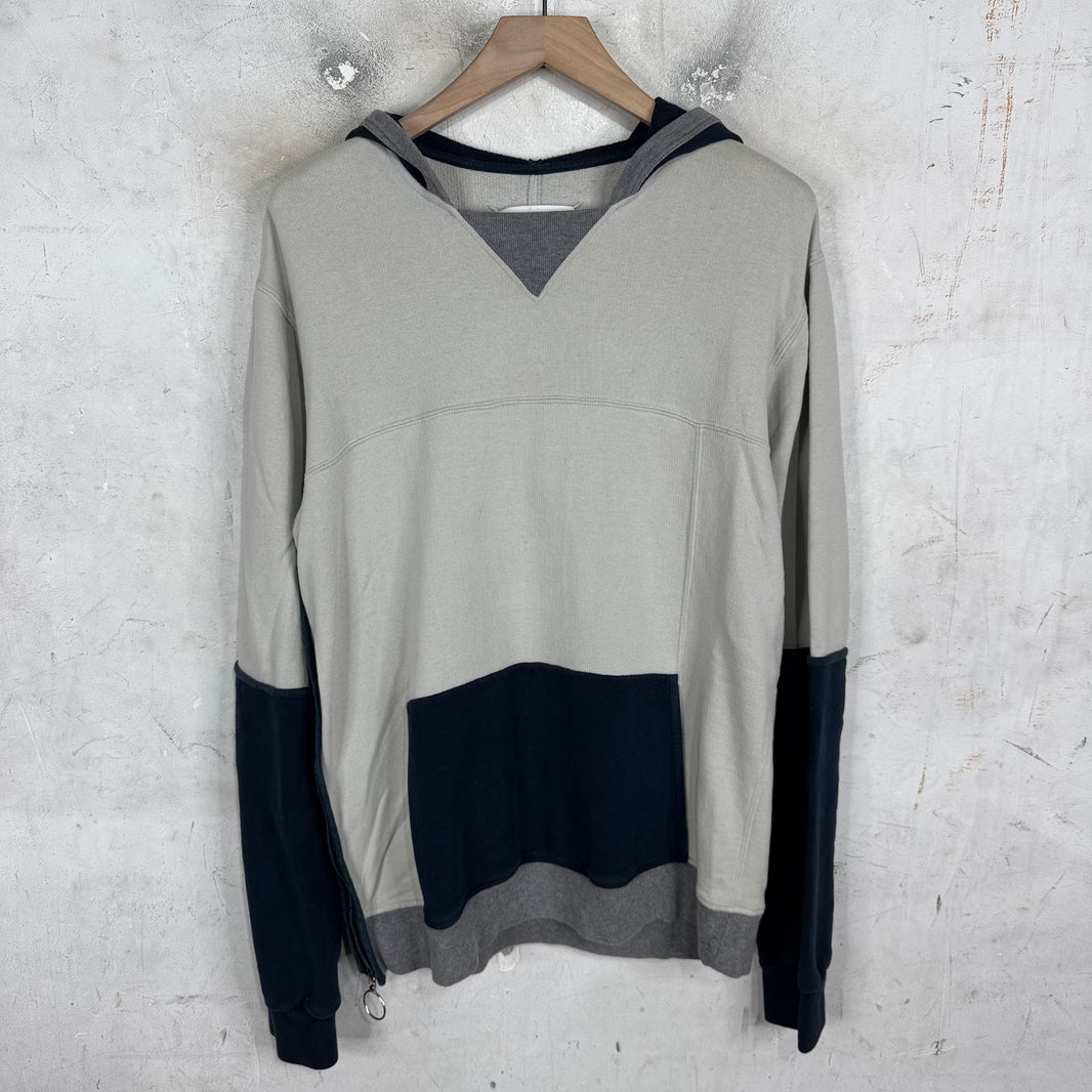 Margiela Paneled Side Zip Hoodie