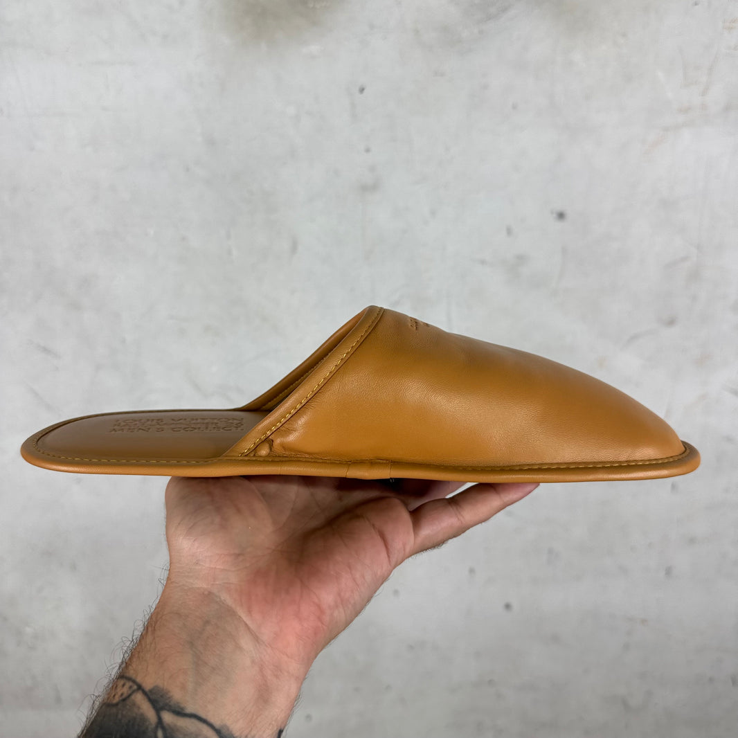 Louis Vuitton Leather Invite Slippers