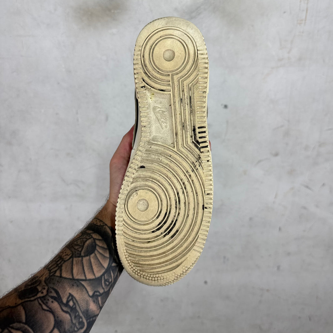 Nike x CDG White Leather AF1's